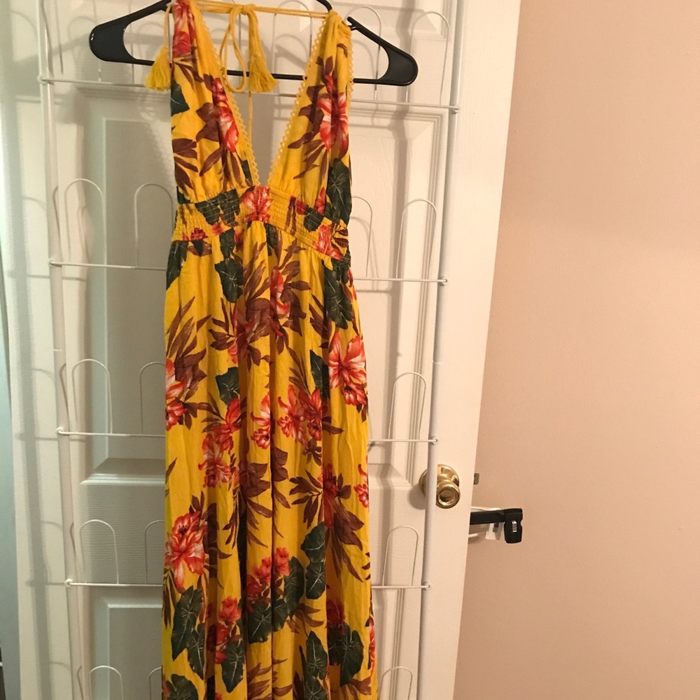 Floor Length Floral Maxi Dress